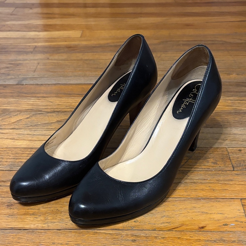 Classic Black Women's Leather Pumps by Cole Haan